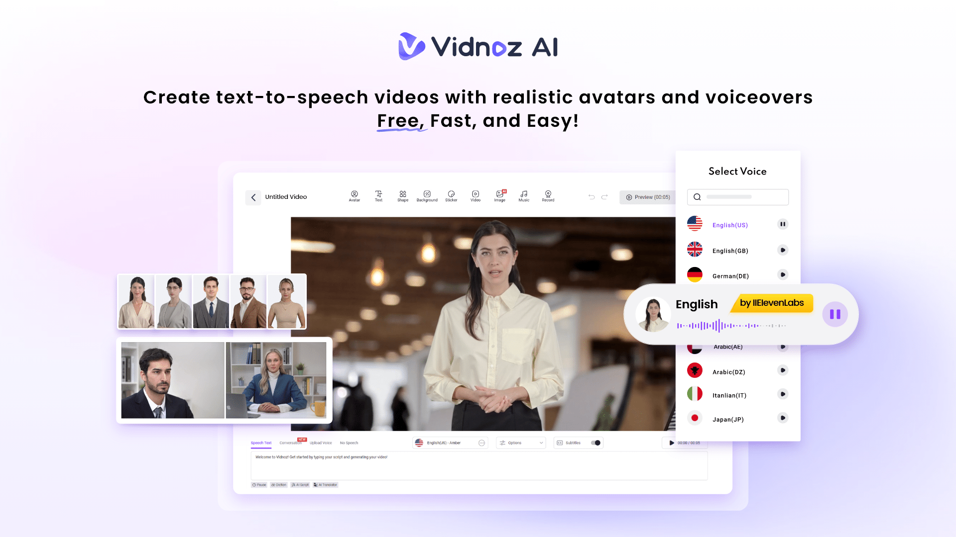 Your Next Video Might Not Be Shot by a Photography Team, but Generated by Vidnoz AI